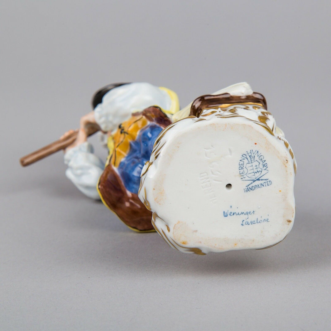 ヘレンド フィギュリン フルートを吹く少年 – アンティーク