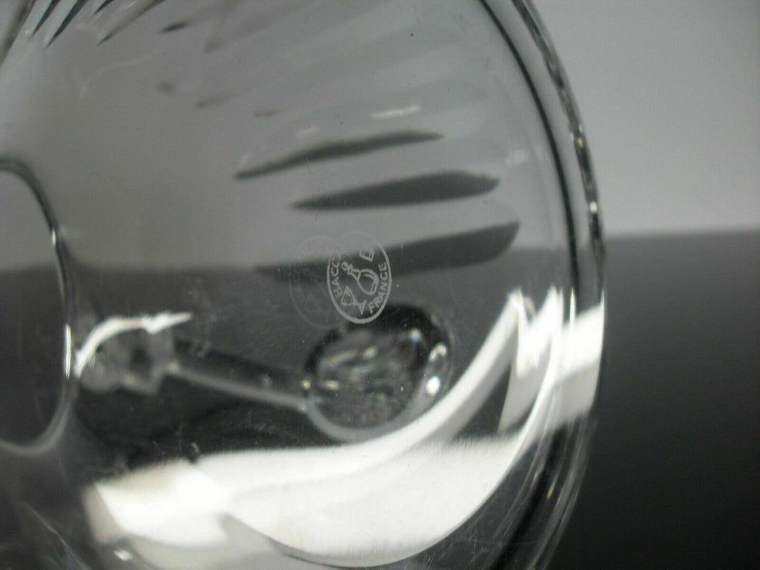 Antique Carafe Whisky Crystal Size Ribs Plates Talleyrand Baccarat Signed