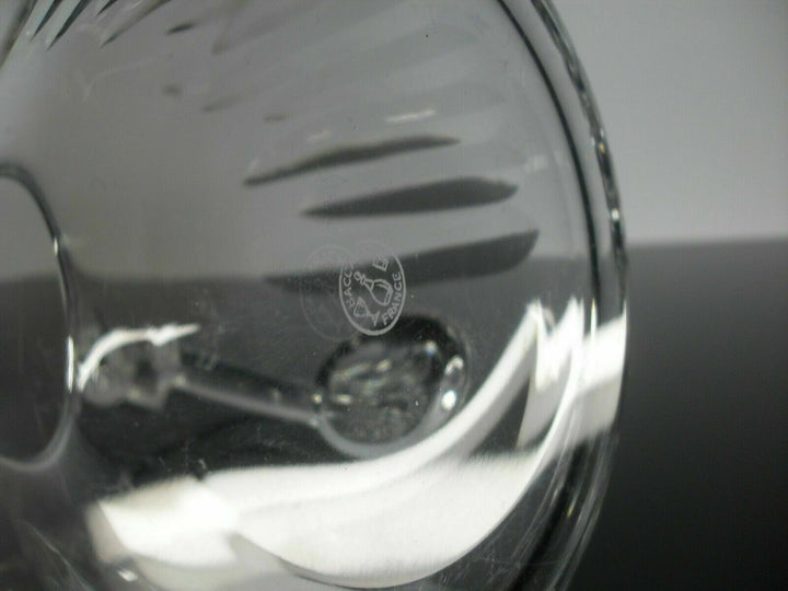 Antique Carafe Whisky Crystal Size Ribs Plates Talleyrand Baccarat Signed