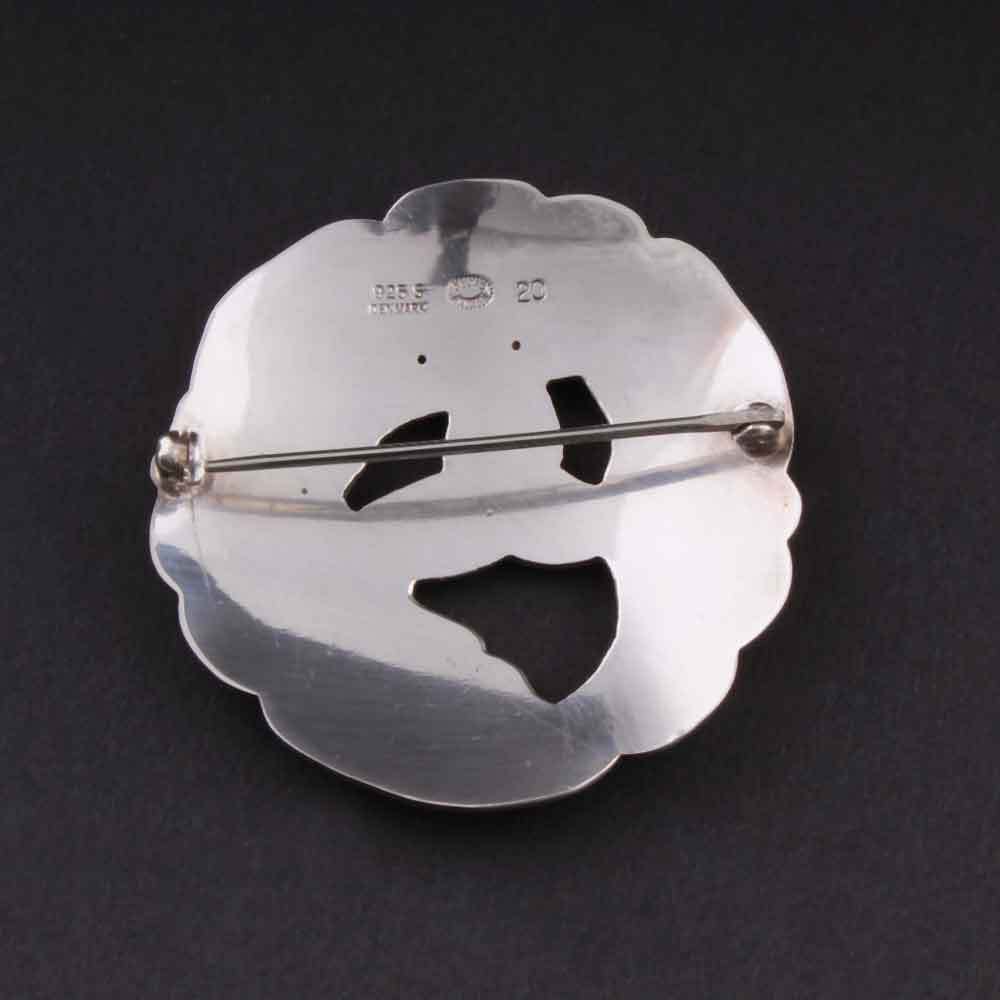Georg Jensen Sterling Brooch # 20. Silver. GJ Himself. MADE IN DENMARK. RARE