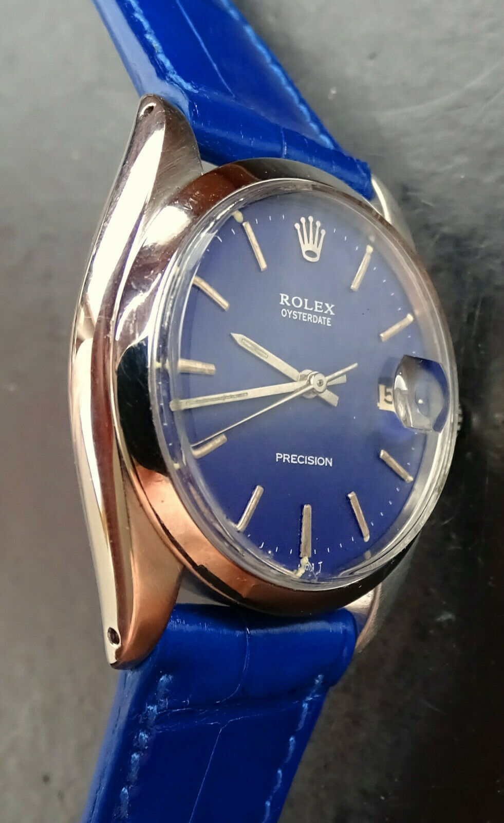 Rolex Watch ♛ Oyster Date 35 mm bluedream 6694 Vintage Elegant Luxury Men's Watch 1964