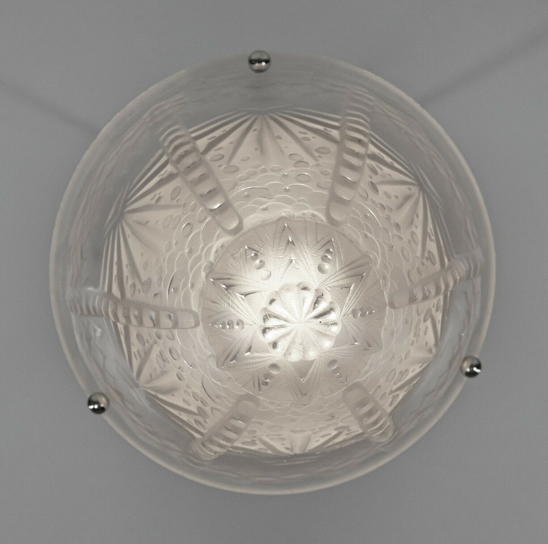 ミューラー兄弟　作：1930フランスアールデコ調シャンデリアランプ