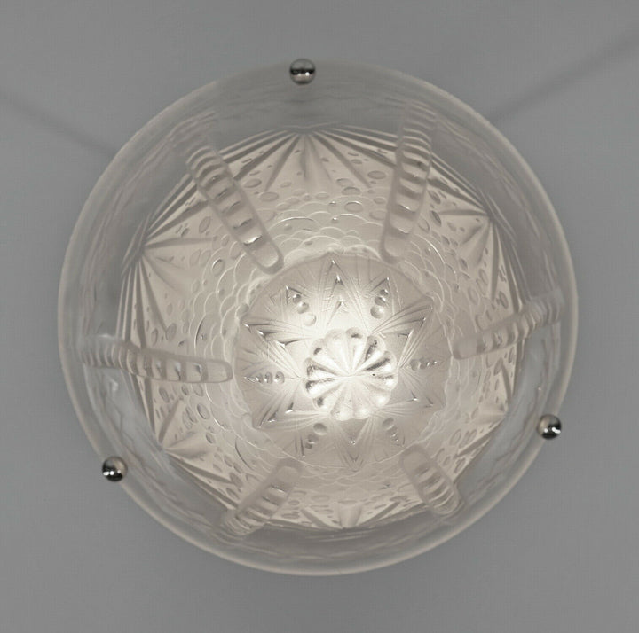 ミューラー兄弟　作：1930フランスアールデコ調シャンデリアランプ