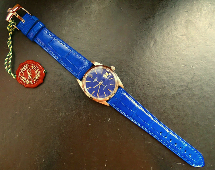 Rolex Watch ♛ Oyster Date 35 mm bluedream 6694 Vintage Elegant Luxury Men's Watch 1964
