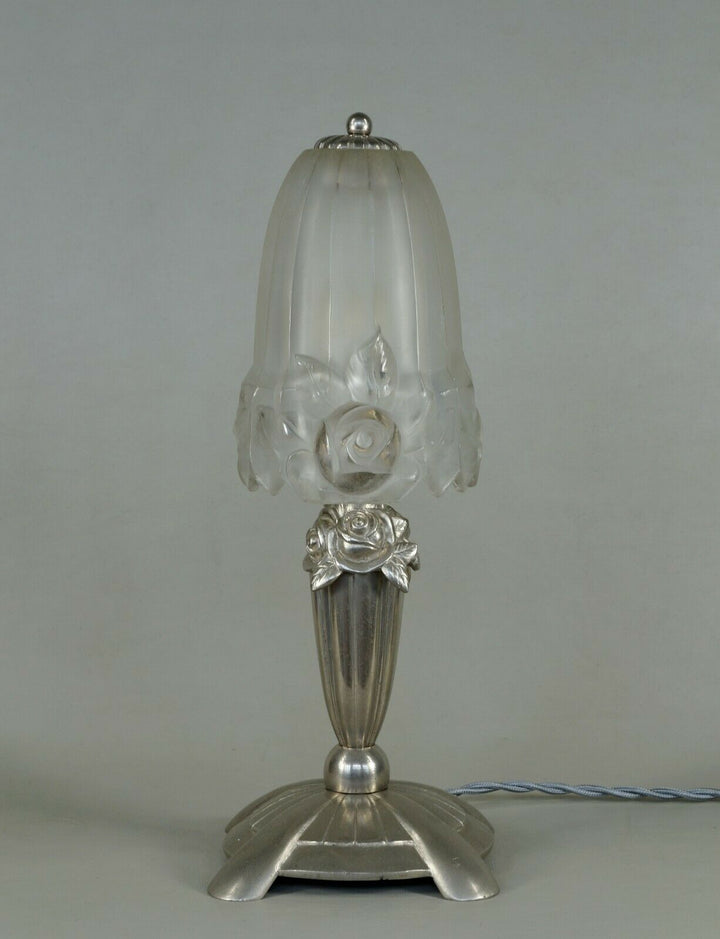 CGTEF Clemançon & Degué : French 1930 art deco lamp .......... muller era France