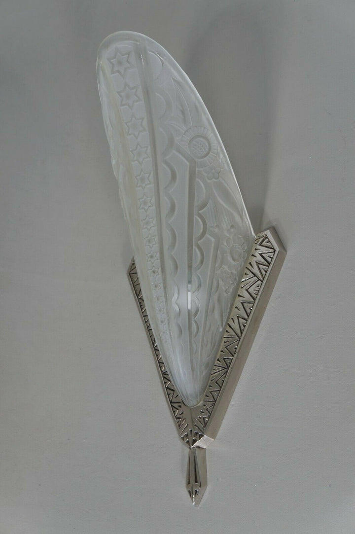 pair of 1930 art deco wall sconces by DONNA France ..... lights lamp 1925 muller