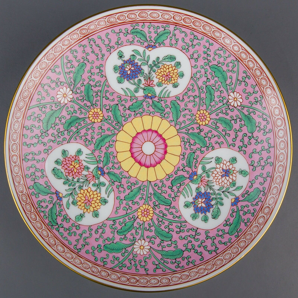 ヘレンド エミルローズ シノワズリ 25cn透かし入り大型飾り皿 ヘレンド エミルローズ シノワズリ 25cn透かし入り大型飾り皿 ヘレンド