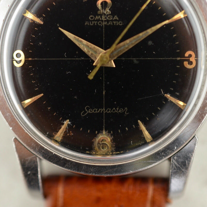 C.1954　ヴィンテージオメガ　自動式　シーマスター　オートマティック　腕時計　CAL.Ω384　型番2767-10SC　スチール製