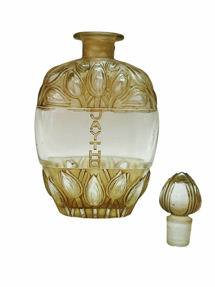 Flacon Lotion Jaytho Jay-Thorpe Sepia René Lalique R.Lalique Perfume Bottle