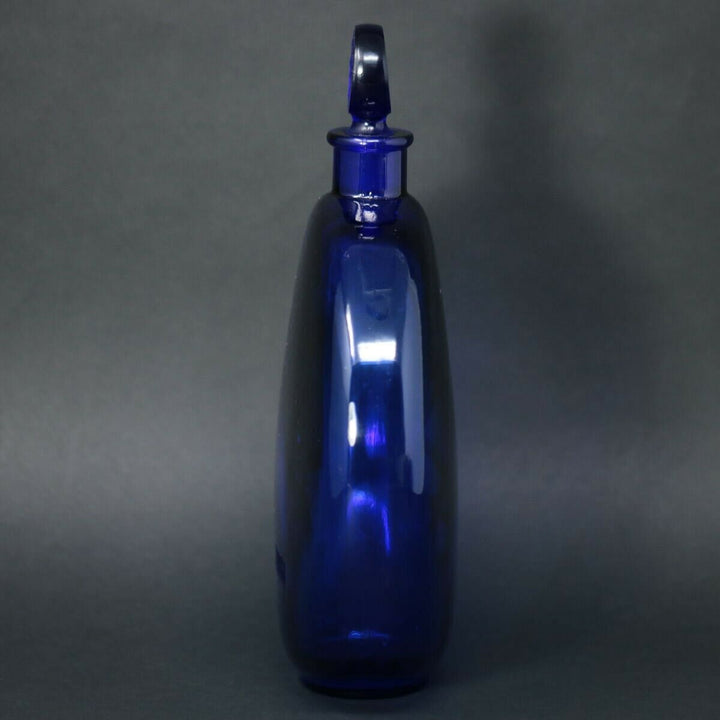 Rene Lalique Glass 'Dans La Nuit' Blue Perfume Bottle