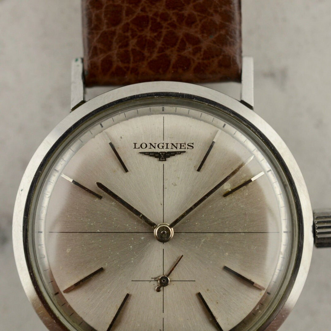 1963年　ヴィンテージ ロンジン オートマチック　1200 カラトラバ　腕時計 ステンレススチール製