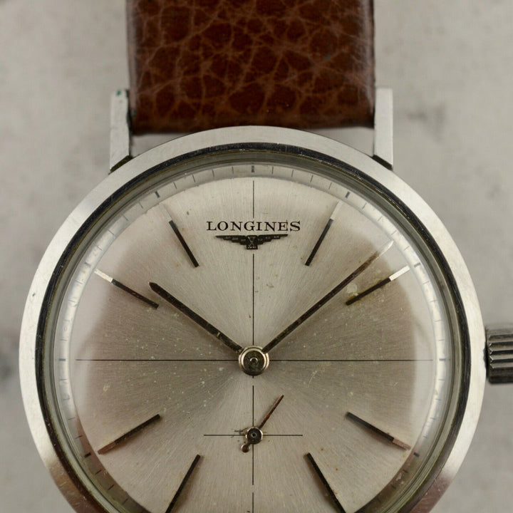 1963年　ヴィンテージ ロンジン オートマチック　1200 カラトラバ　腕時計 ステンレススチール製