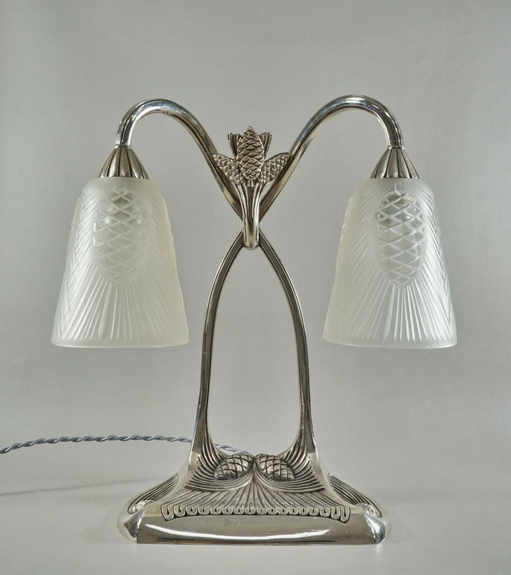 ロベール・ブスケ＆デュゲ　1930年フランス製　アールデコランプ