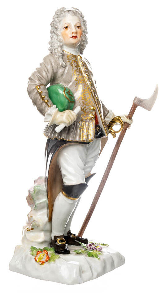 Meissen マイセン ケンドラーモデル？タイトル不明　フィギュリン マイセン人形 フィギュリン 題名『鉱場の監督』 ケンドラーデザイン