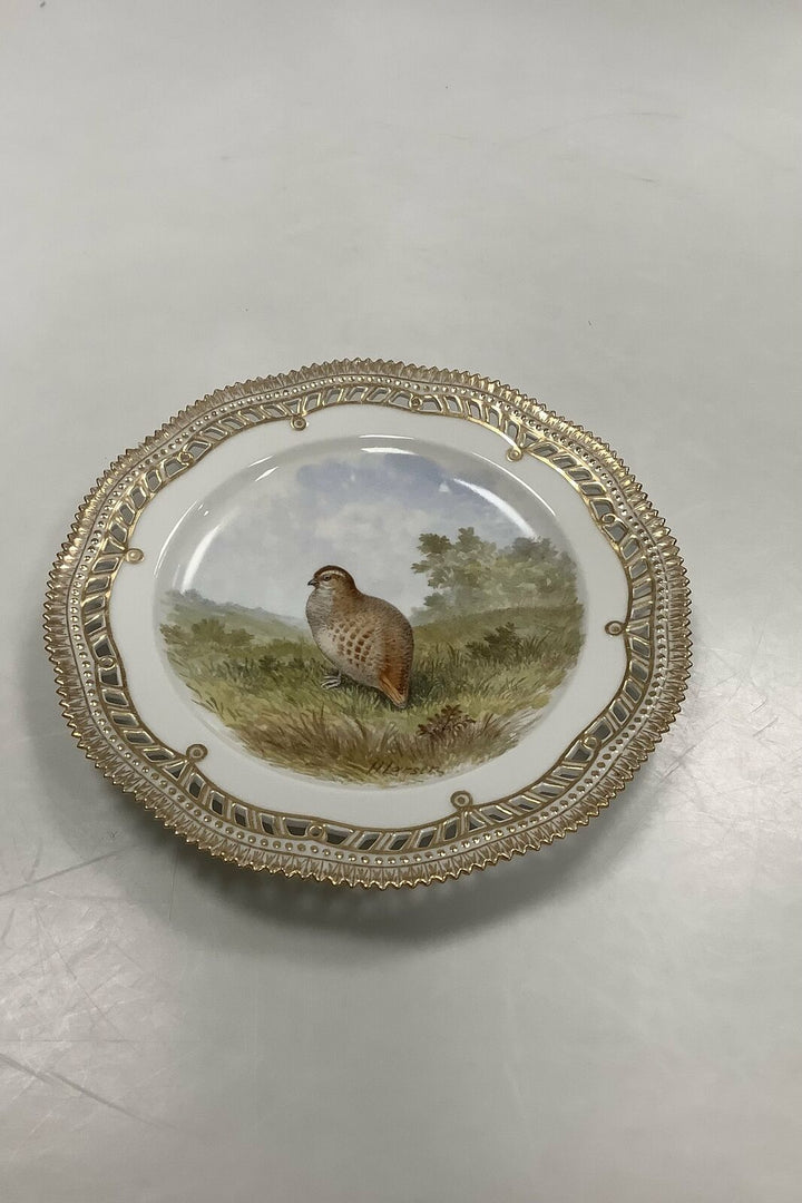 Royal Copenhagen Flora Danica Hunting Breakfast plate No 20/3554 with openwork