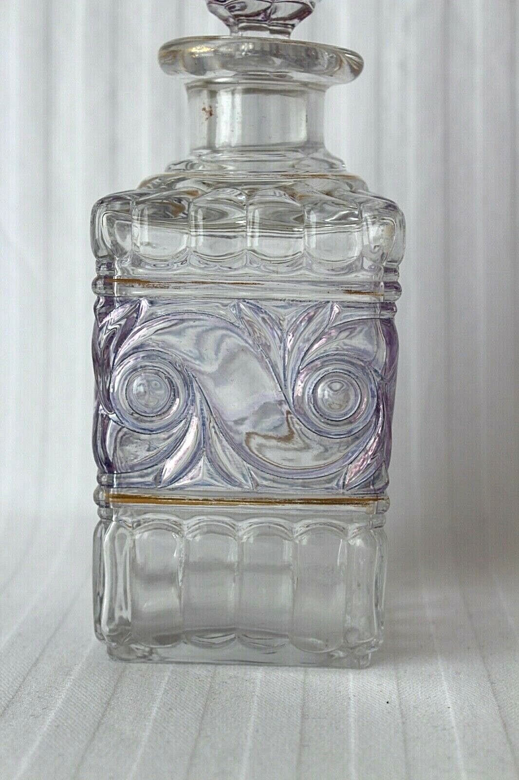 Antique Baccarat crystal big perfume decanter series Russe c 1903-1910