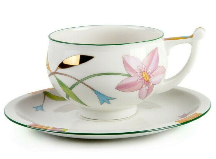 Laurentia Teacup and Saucer by Imperial Porcelain Russian Lomonosov China LFZ