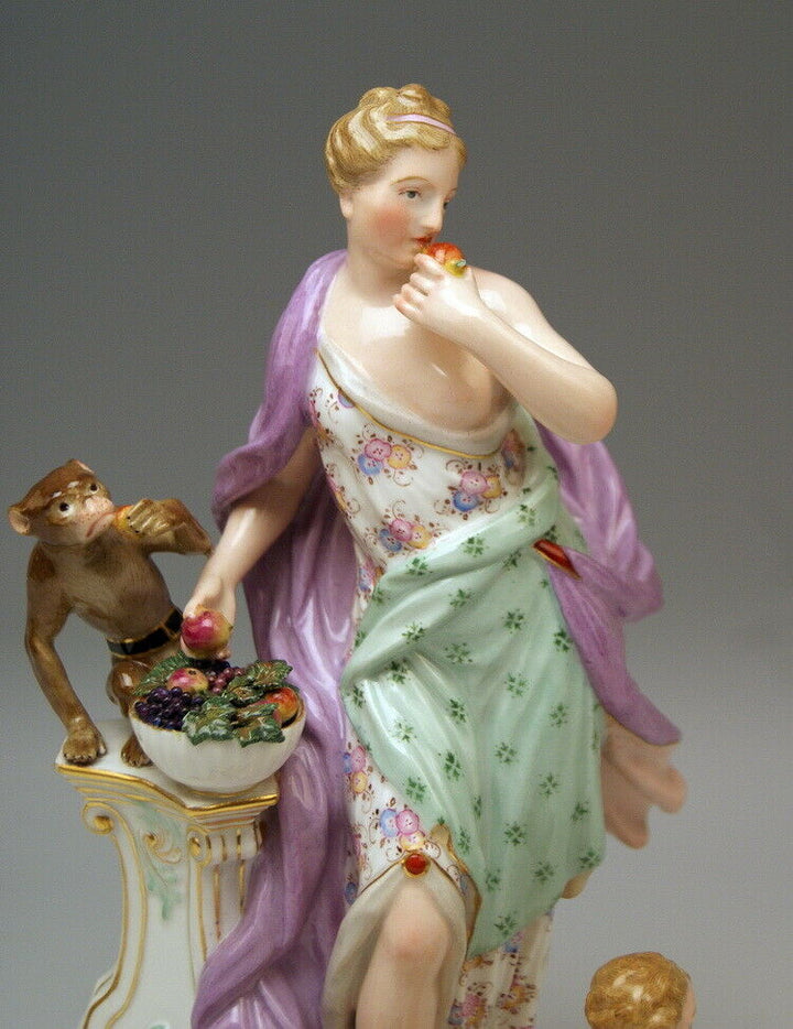 邁森 MEISSEN マイセン FIGUR SERIE 5 SINNE DER GESCHMACK EBERLEIN MNR: 1042 UM 1870