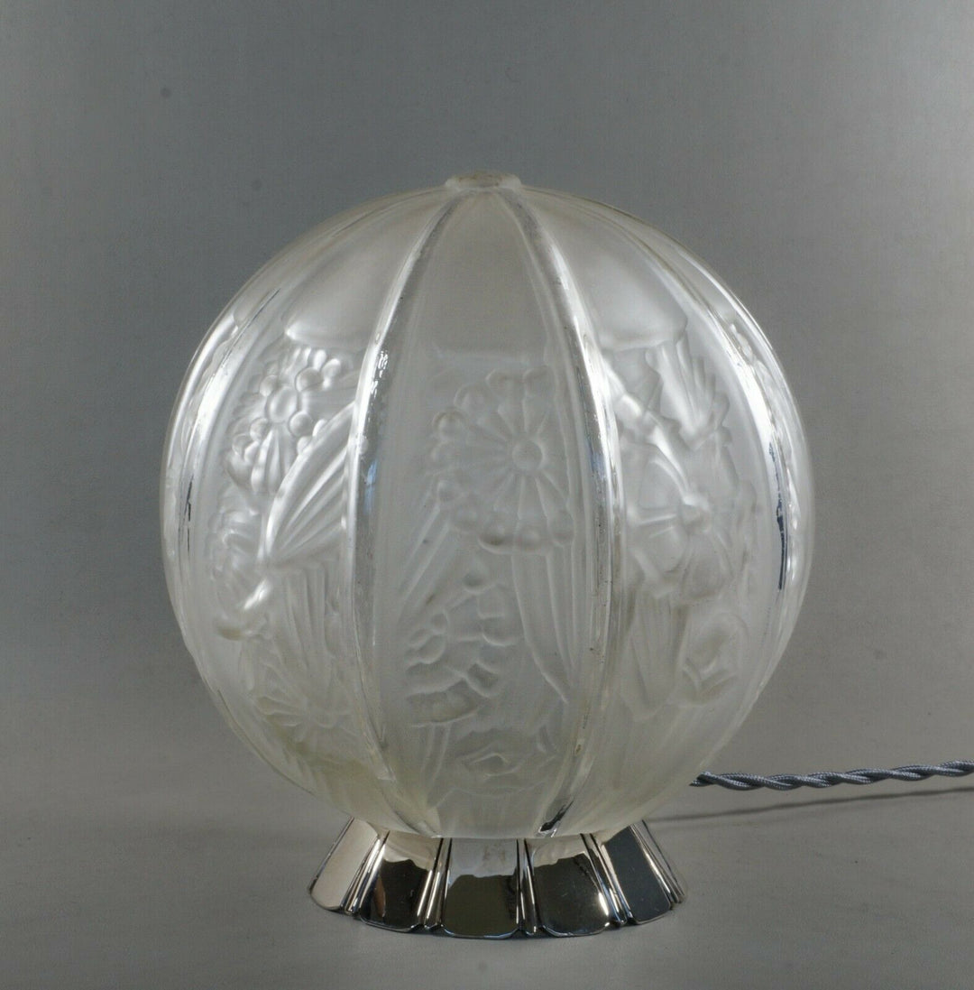 HANOTS : a French 1930 ART DECO LAMP ........ muller degué daum era France 1925