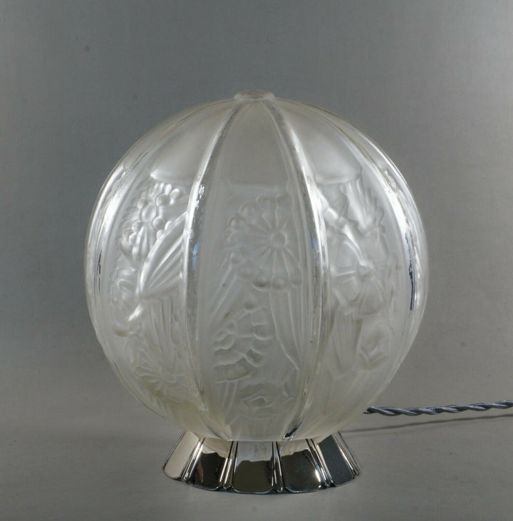 HANOTS : a French 1930 ART DECO LAMP ........ muller degué daum era France 1925