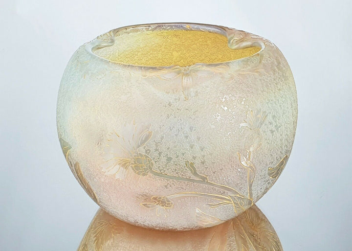 ドーム兄弟（ドームナンシー）菊の花の器型花瓶
