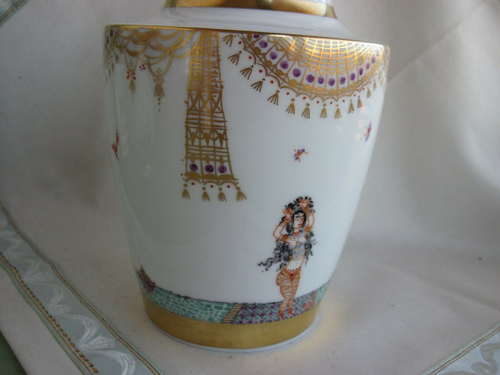 Schöne Meissen Vase in Dekor 1001 Nacht