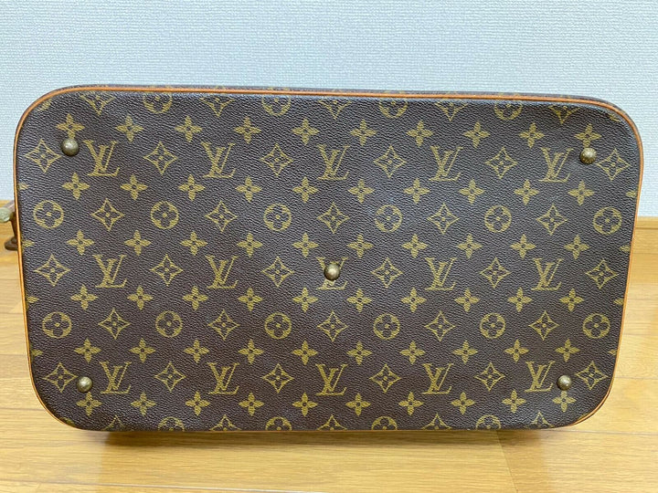 AUTH Louis Vuitton Monogram Sac Sport M41444 Boston Bag Travel Bag LV