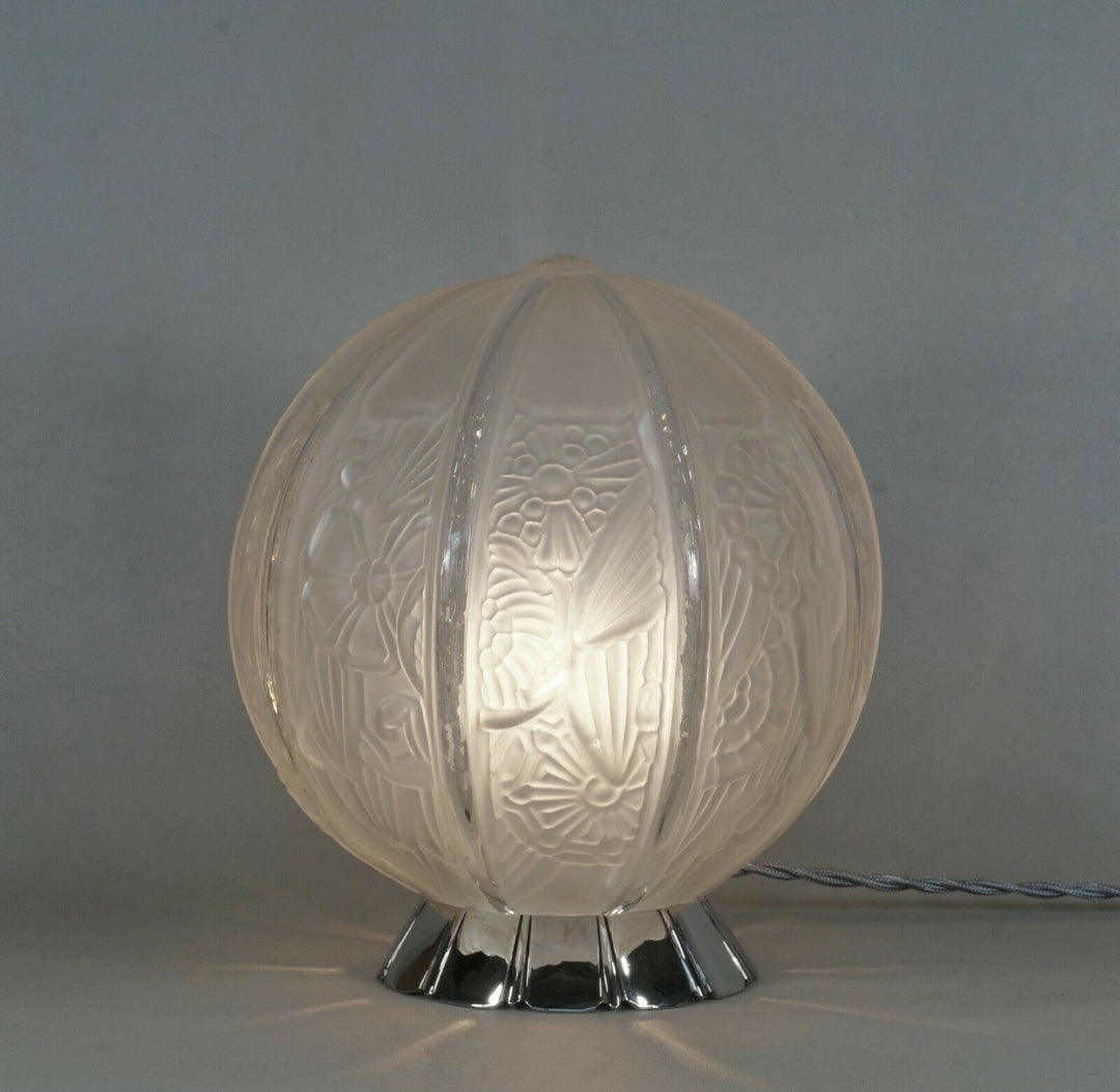 HANOTS : a French 1930 ART DECO LAMP ........ muller degué daum era France 1925