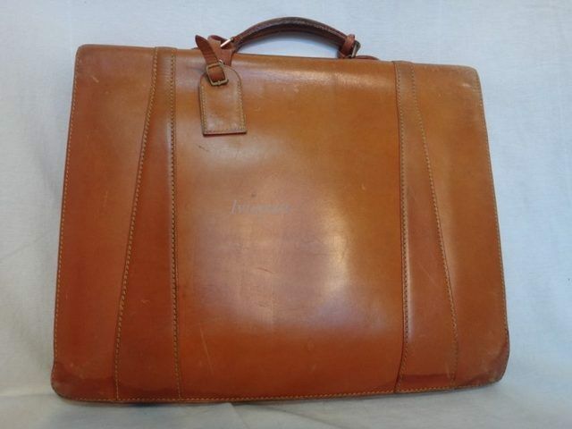 AUTH LOUIS VUITTON DOCUMENT Nomade Leather BAG LV73