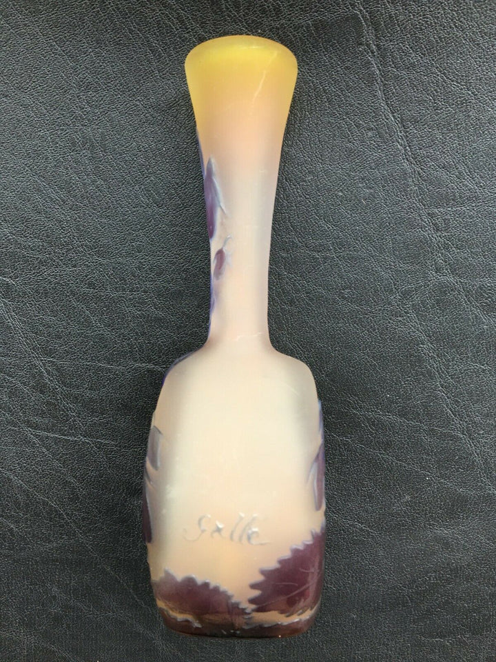 エミールガレ(GALLE)　花の花瓶　アールヌーボー　1900年