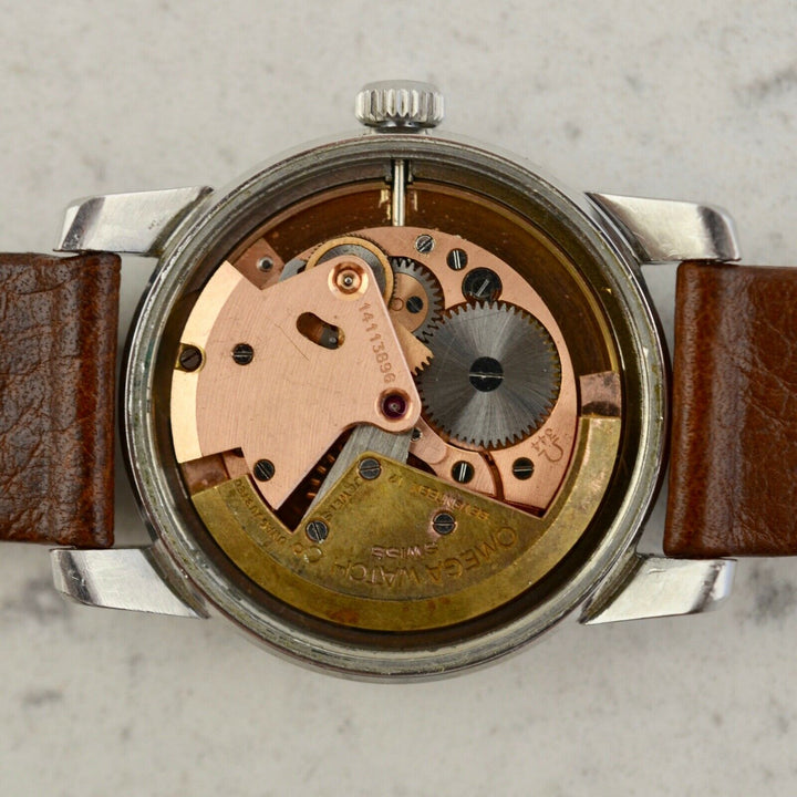 C.1954　ヴィンテージオメガ　自動式　シーマスター　オートマティック　腕時計　CAL.Ω351　型番2576-8　スチール製