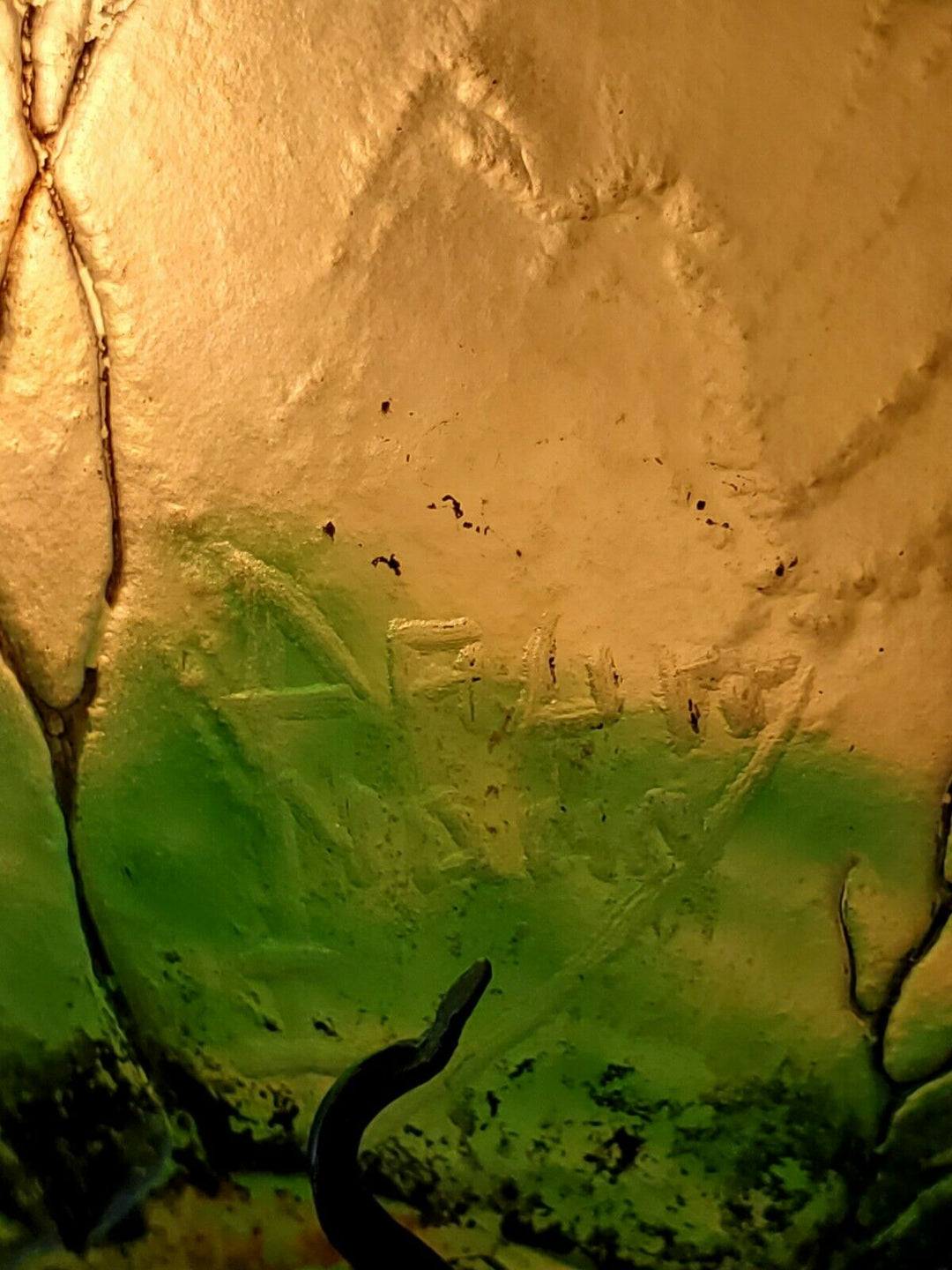 ドーム兄弟(DAUM NANCY)　春の風景の壁取り付けタイプの燭台（ウォールランプ）のサイン