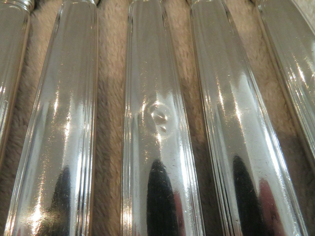 Gorgeous french 950 silver 11 dessert luncheon knives Puiforcat shells
