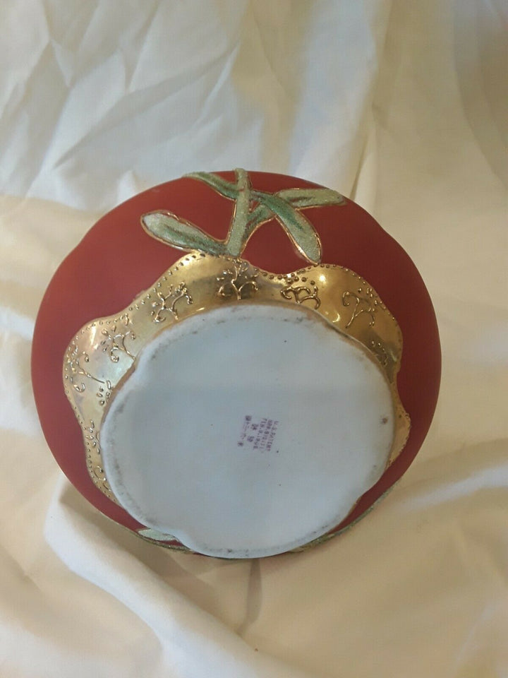 オールドノリタケ　コラレン　花瓶　1909年