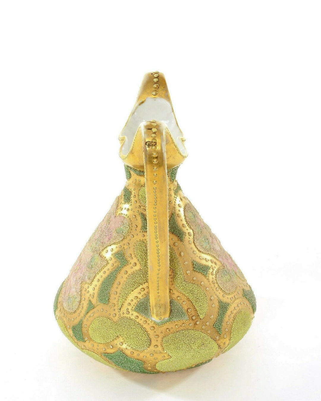 オールドノリタケ　コラレン　フラワーモチーフの花瓶