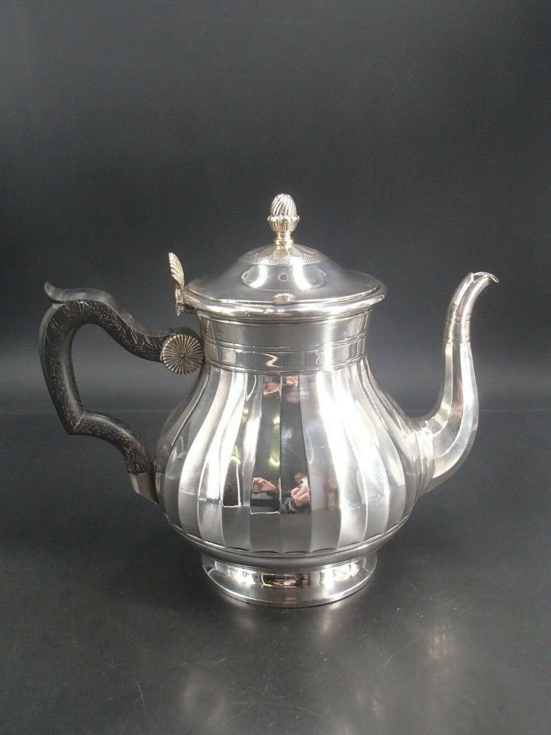 Cardeilhac belle teapot solid silver king post minerve 1 er title