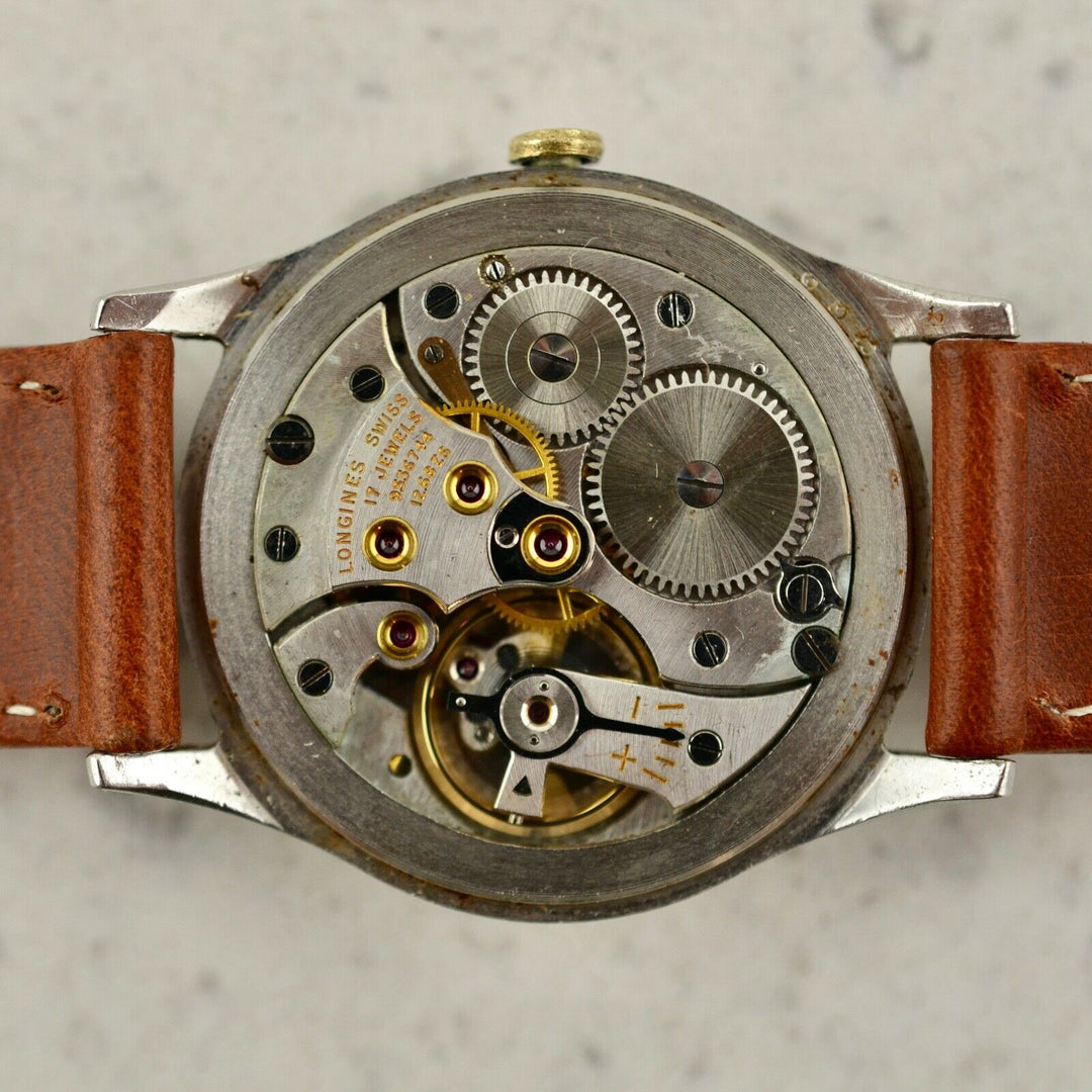 1955年　ヴィンテージ ロンジン カラトラバ ボウタイ・ダイアル　腕時計 参考番号13322 cal.12.68  スチール製