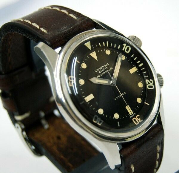 Universal geneve compax sub super-compressor case, vintage automatic 1962　ユニバーサル ジュネーブ ポールルーターサブ