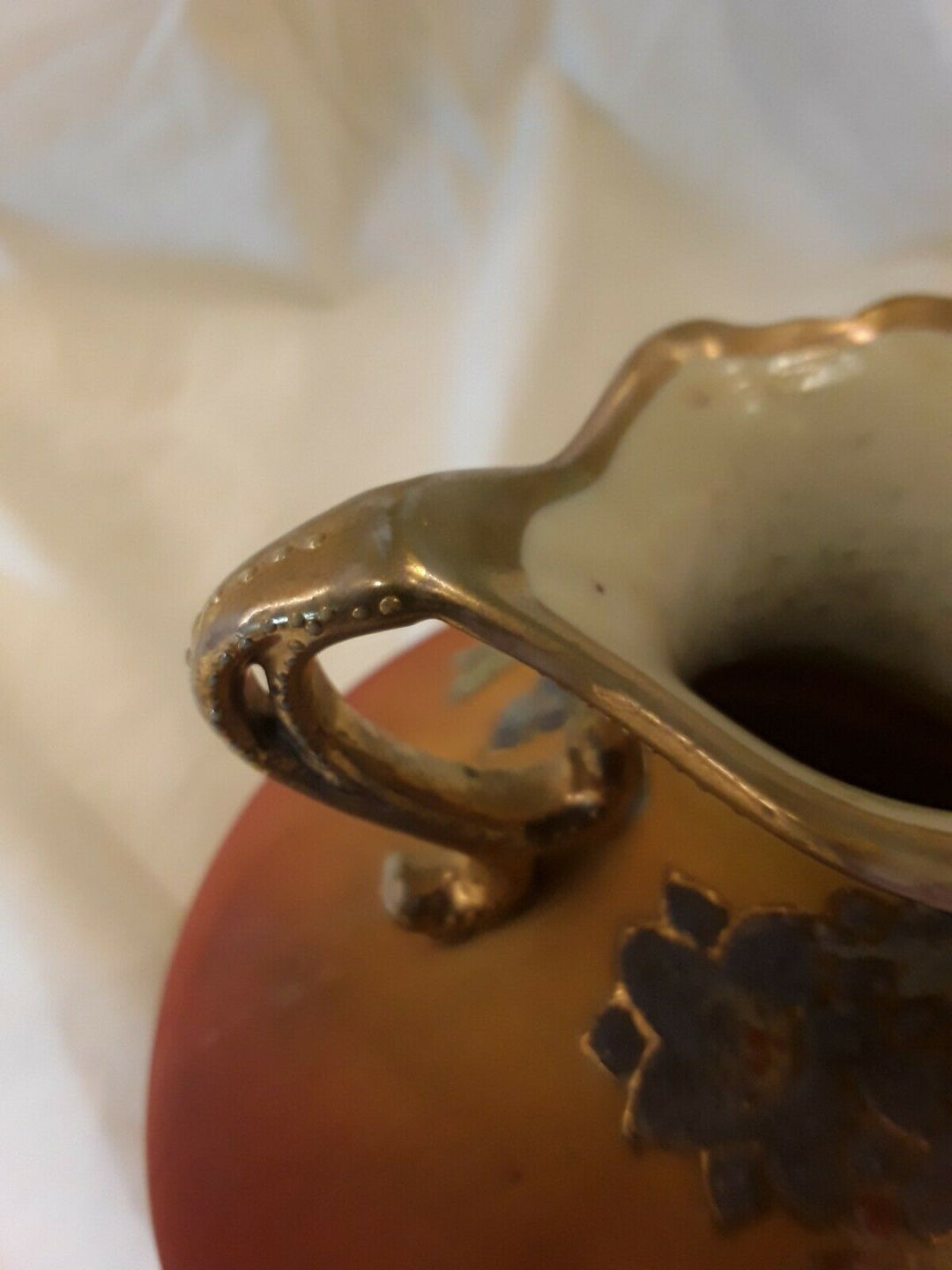 オールドノリタケ　コラレン　花瓶　1909年