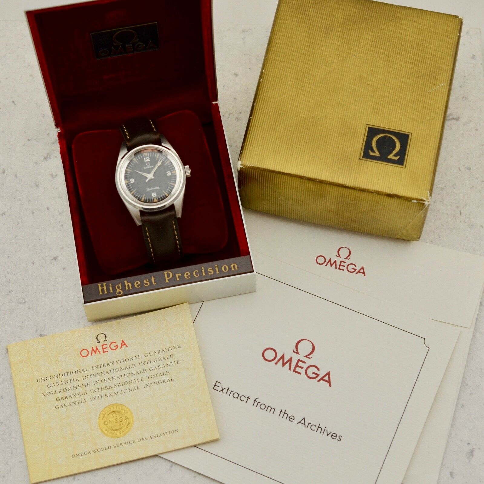 C.1962 ヴィンテージ オメガ レールマスター 腕時計 Ω285 型番2914-6