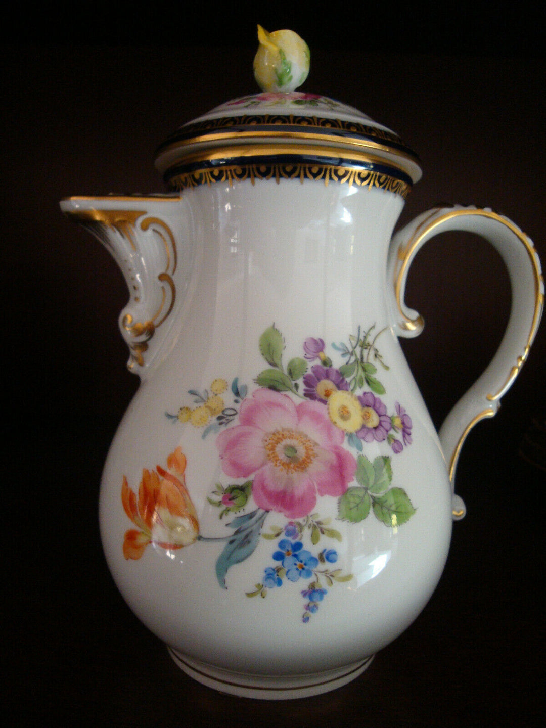 Original MEISSEN: Mokka-Kännchen A-Kante 1. Wahl. Prachtstück !!!