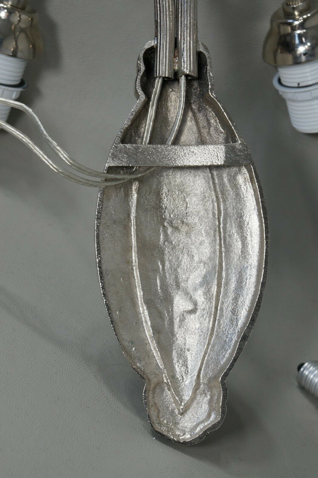 MOUYNET & MULLER : PAIR OF 1930 FRENCH ART DECO WALL SCONCES . lamp 1925 France