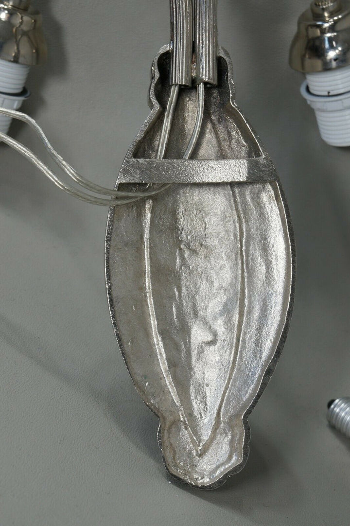 MOUYNET & MULLER : PAIR OF 1930 FRENCH ART DECO WALL SCONCES . lamp 1925 France