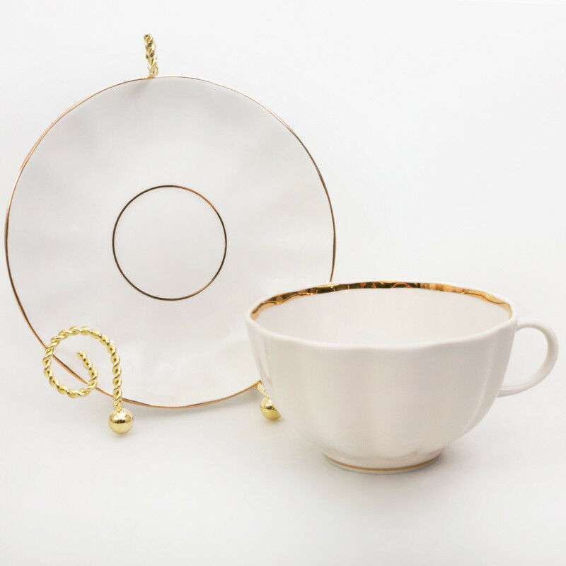 Snow White Teacup & Saucer by Imperial Porcelain Lomonosov LFZ IFZ