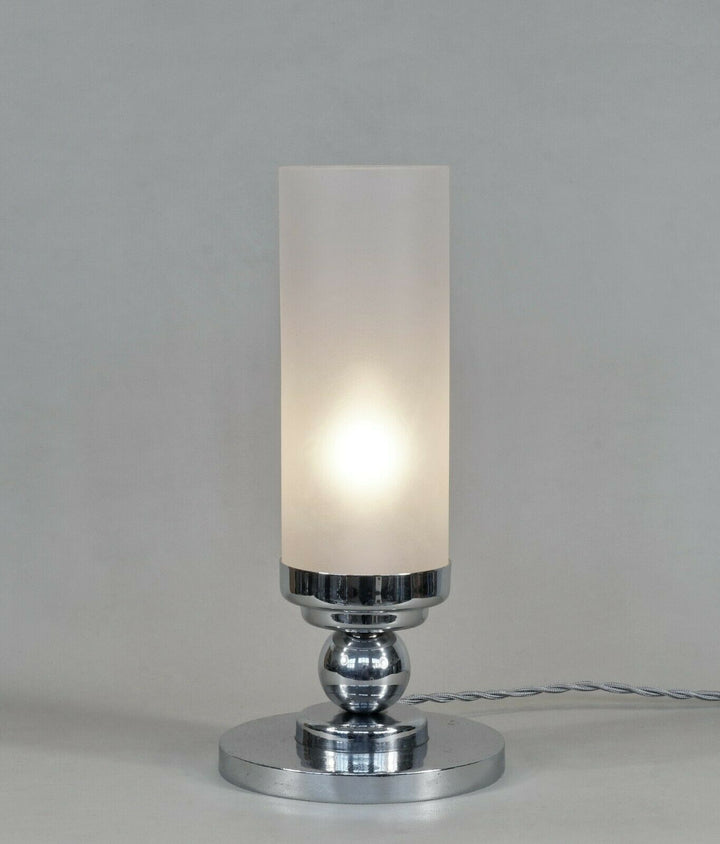 BUIRET-DEBEAURAIN : French 1930 modernist art deco lamp ....... adnet era France