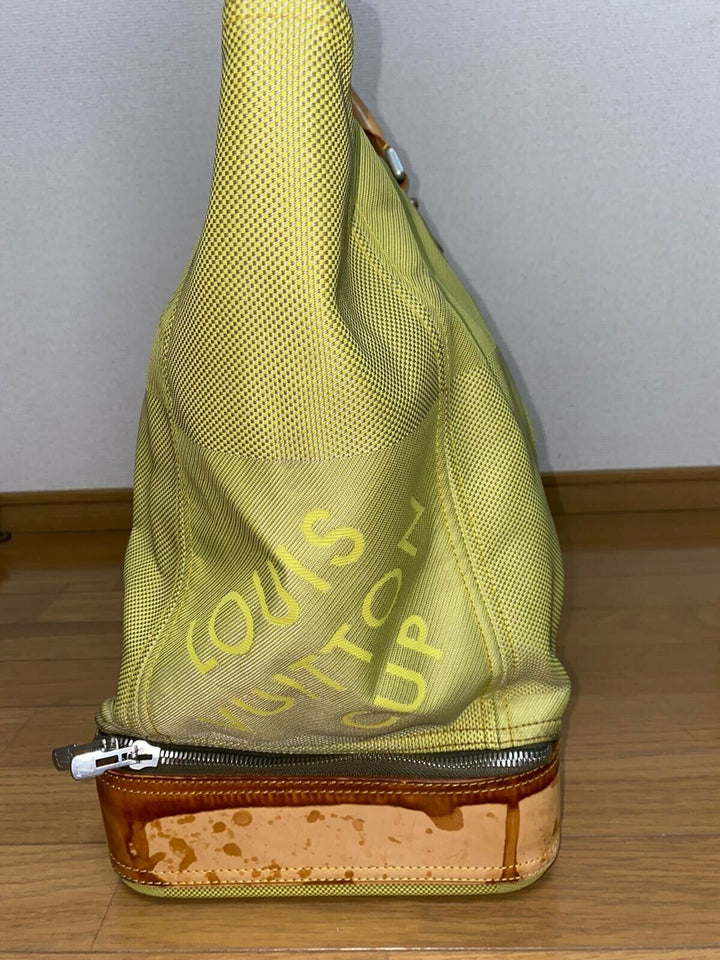 LOUIS VUITTON American cube Damier Geant handbag canvas leather Vuitton Cup 2WAY