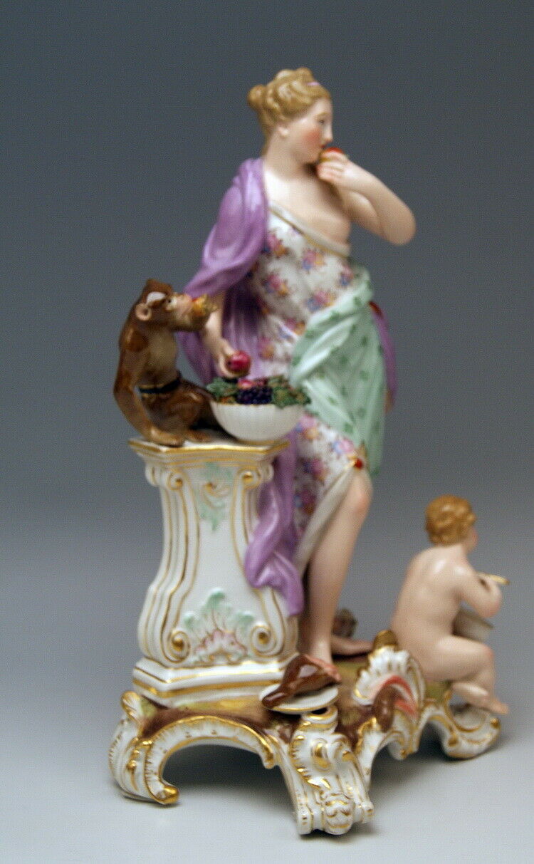 邁森 MEISSEN マイセン FIGUR SERIE 5 SINNE DER GESCHMACK EBERLEIN MNR: 1042 UM 1870