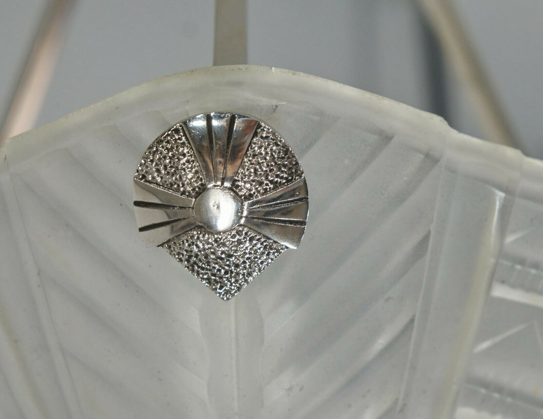 NOVERDY : FRENCH 1930 ART DECO PENDANT CHANDELIER ....... lamp muller era france