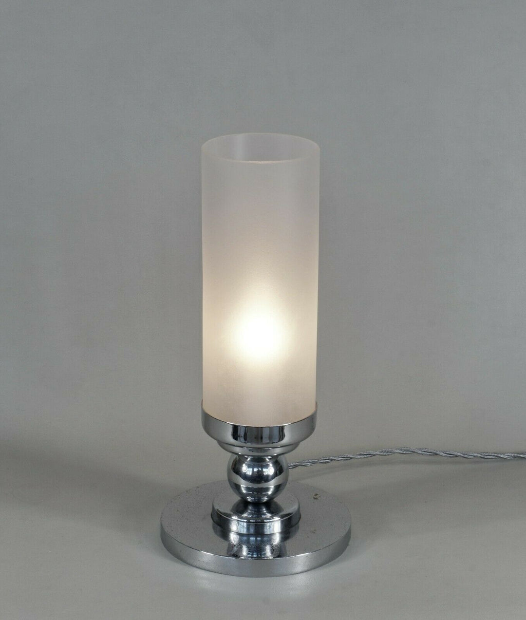 BUIRET-DEBEAURAIN : French 1930 modernist art deco lamp ....... adnet era France