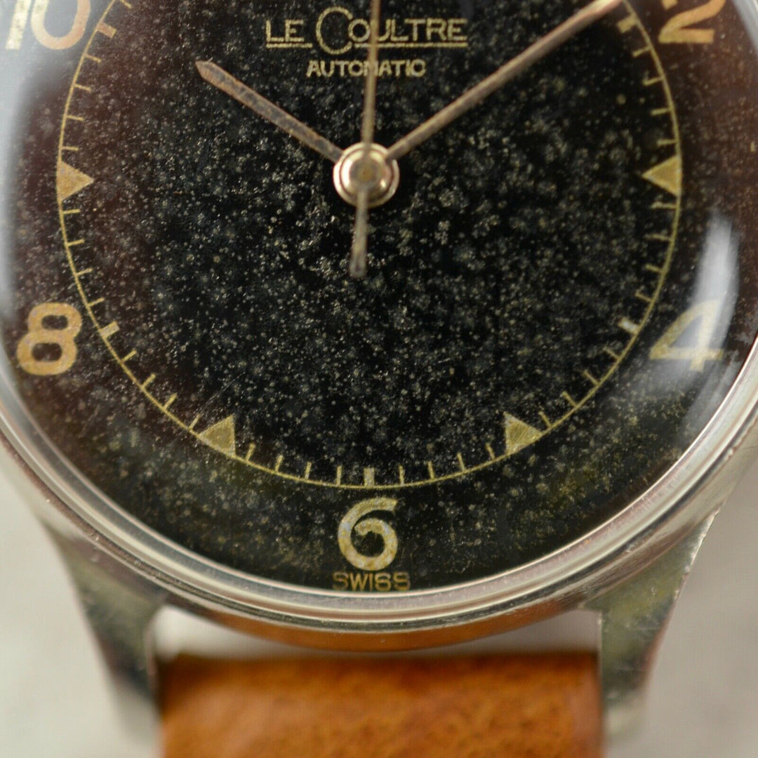 1946年　ヴィンテージ ジャガー・ルクルト　オートマチック　ミリタリー　バンパー　　腕時計 cal.12A スチール製